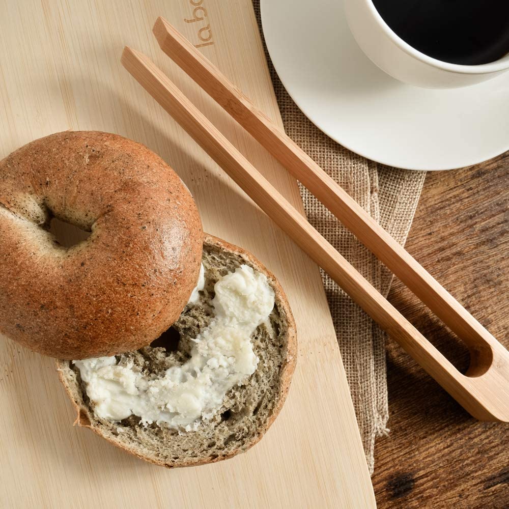 Bamboo Toaster Tongs (2 Pack)