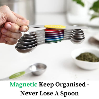 The Magnetic & Color Coded Measuring Spoon Set