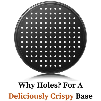 The Oh So Crispy Perforated Pizza Pan