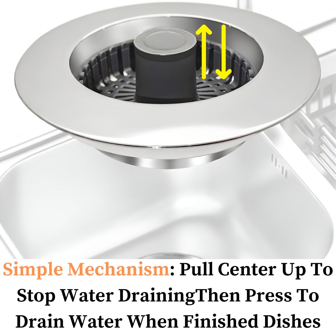 The Pop And Stop Kitchen Sink Stopper