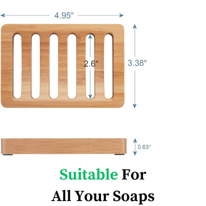 The Bamboo Shower Soap Holder
