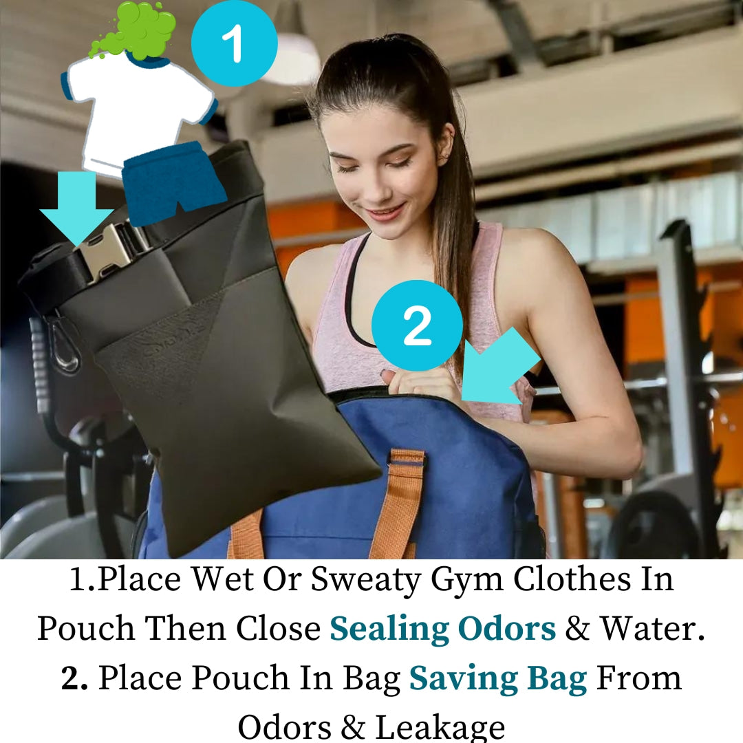 Sweat bag for gym clothes on sale