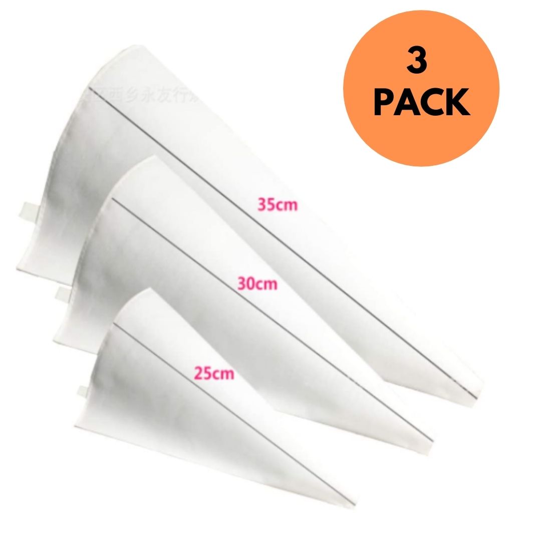 Reusable Cotton Piping Bag (3 Pack)