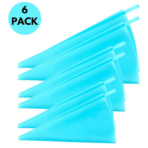The Reusable Silicone Piping Bag (6 Pack)