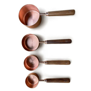 Rose Gold Measuring Cups 4pcs Set